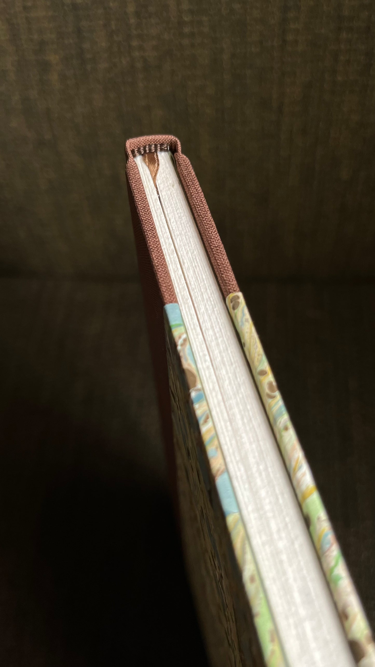 TADPOLE | marbled blank notebook | A4