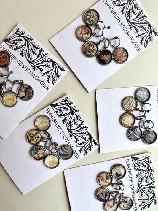 STITCH MARKERS | one sided | set of five