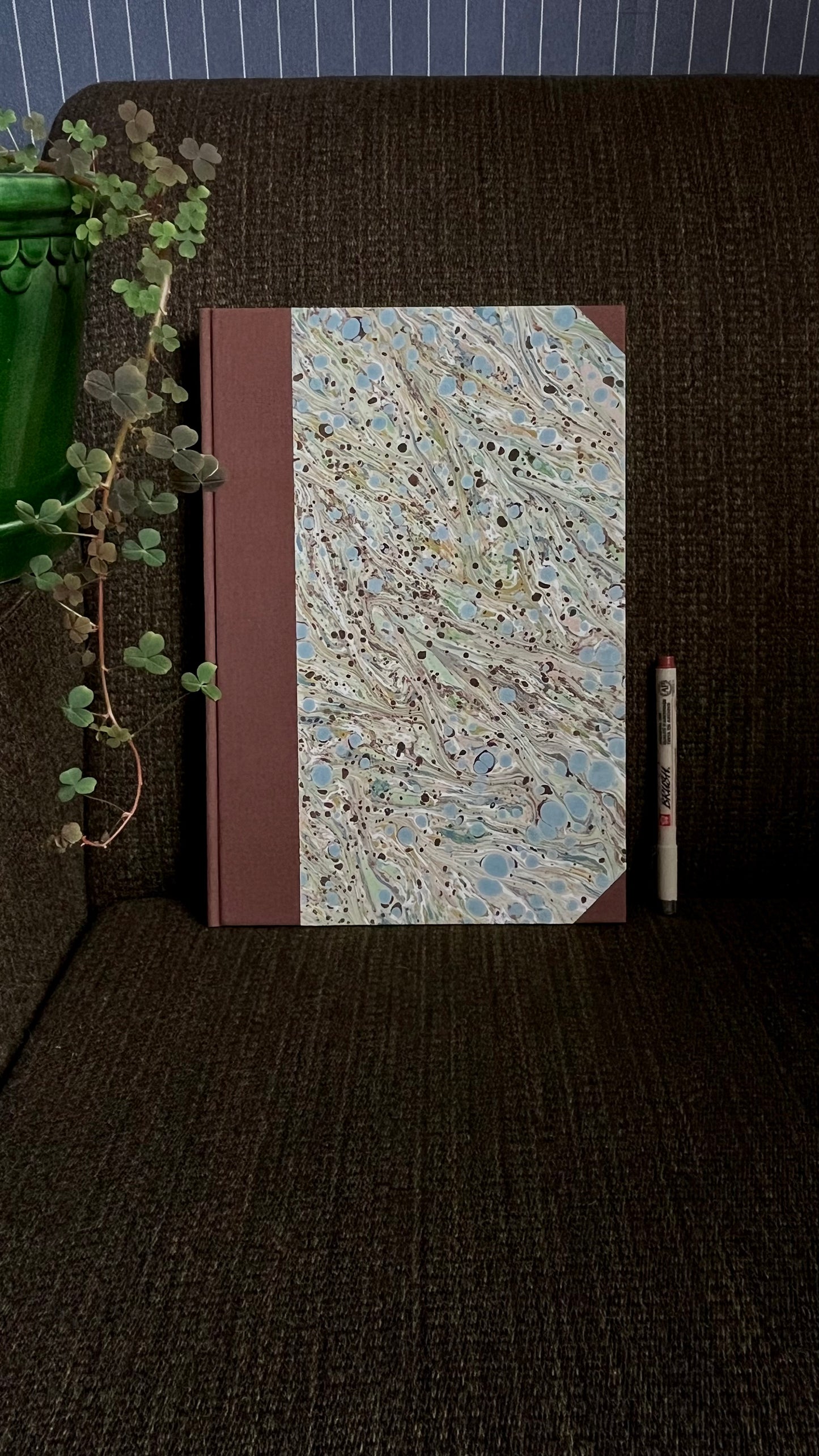 TADPOLE | marbled blank notebook | A4