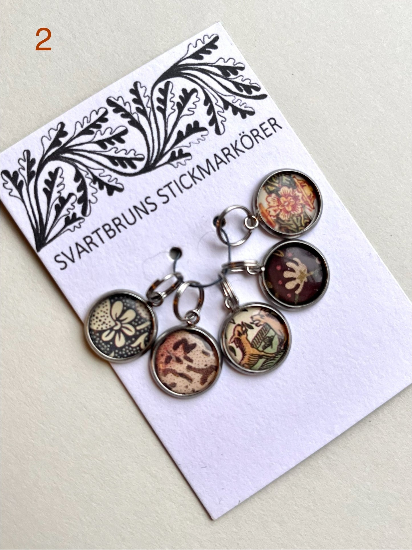 STITCH MARKERS | one sided | set of five