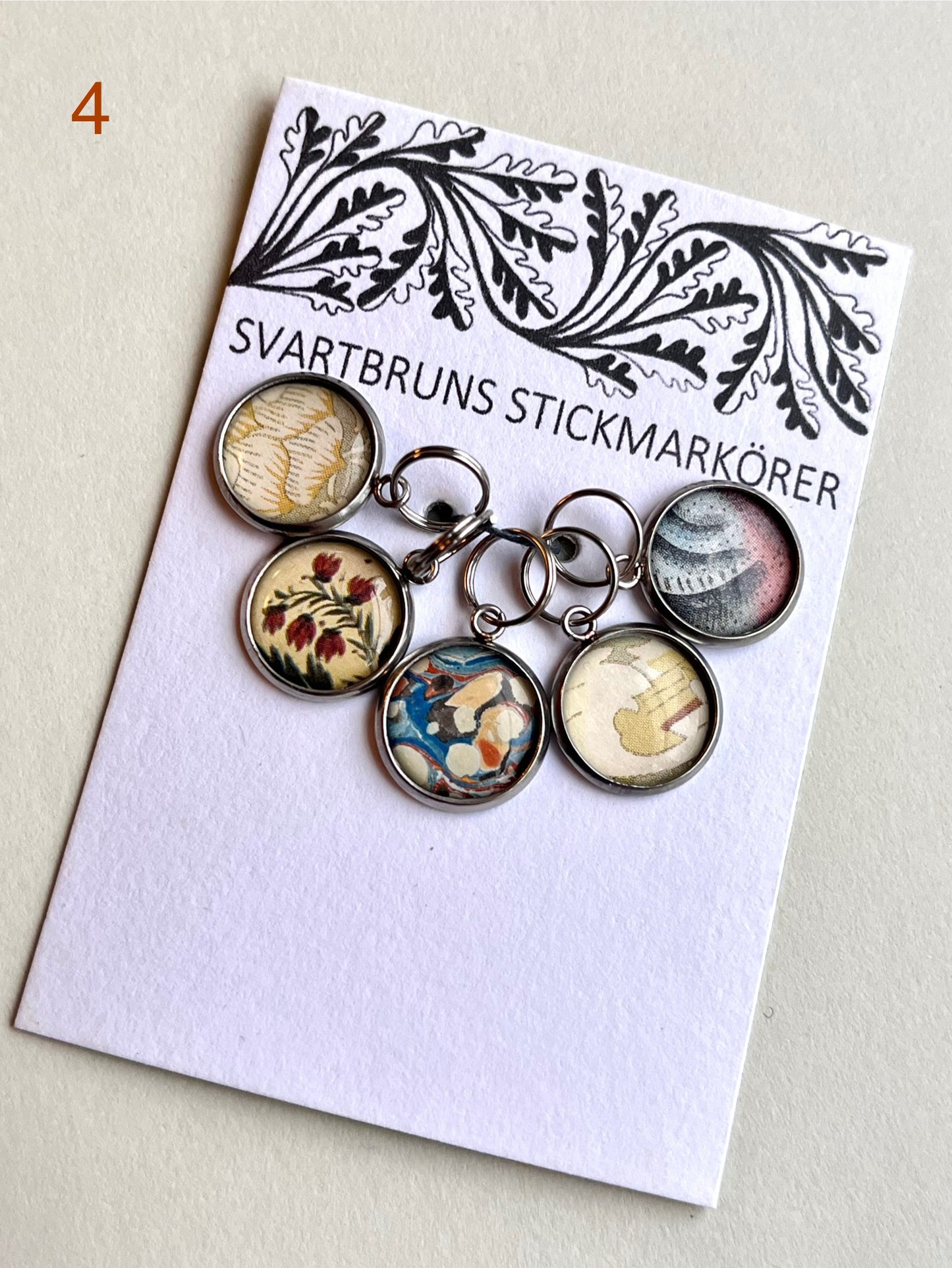 STITCH MARKERS | one sided | set of five