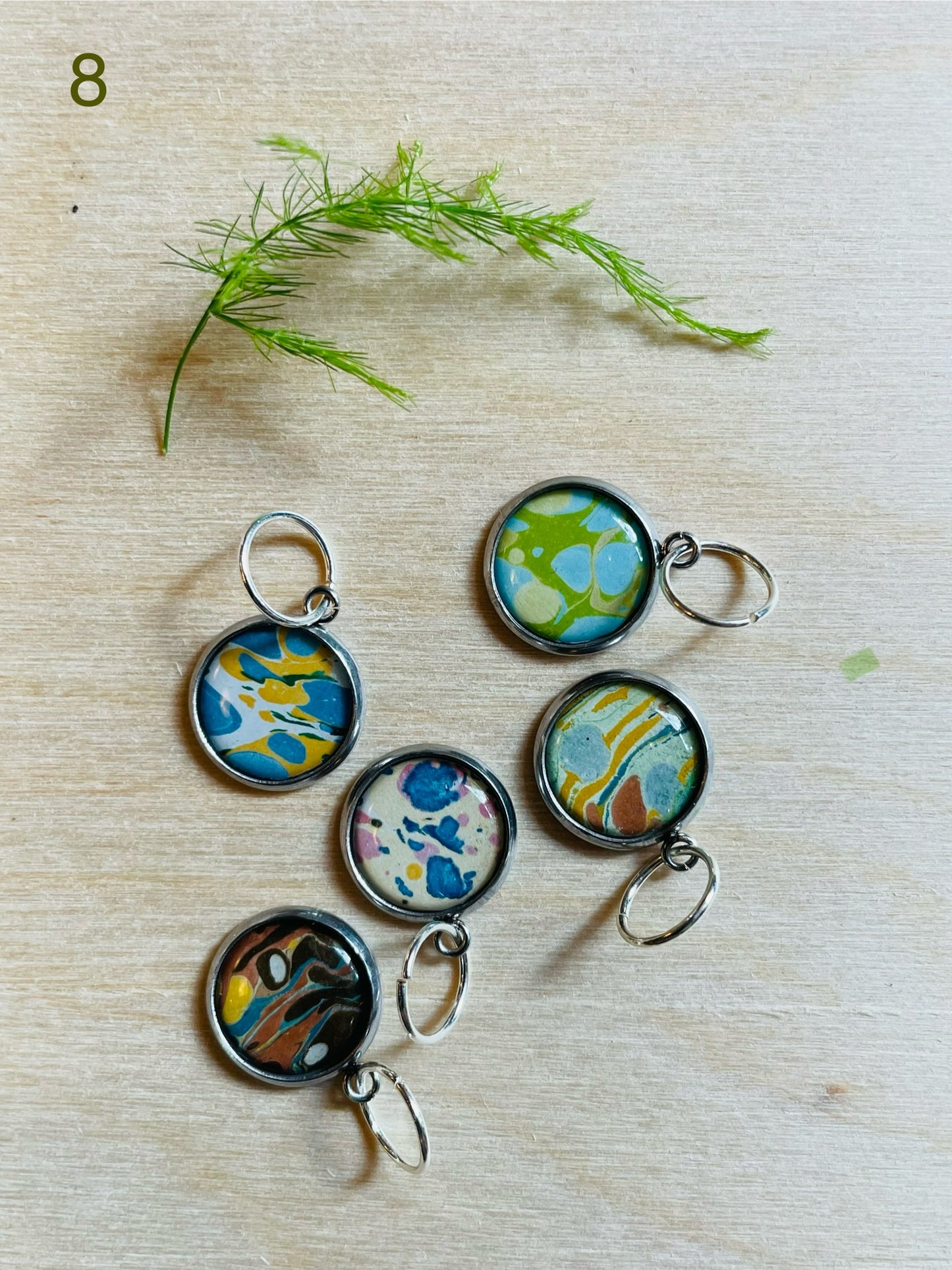 STITCH MARKERS | one sided | sets of five