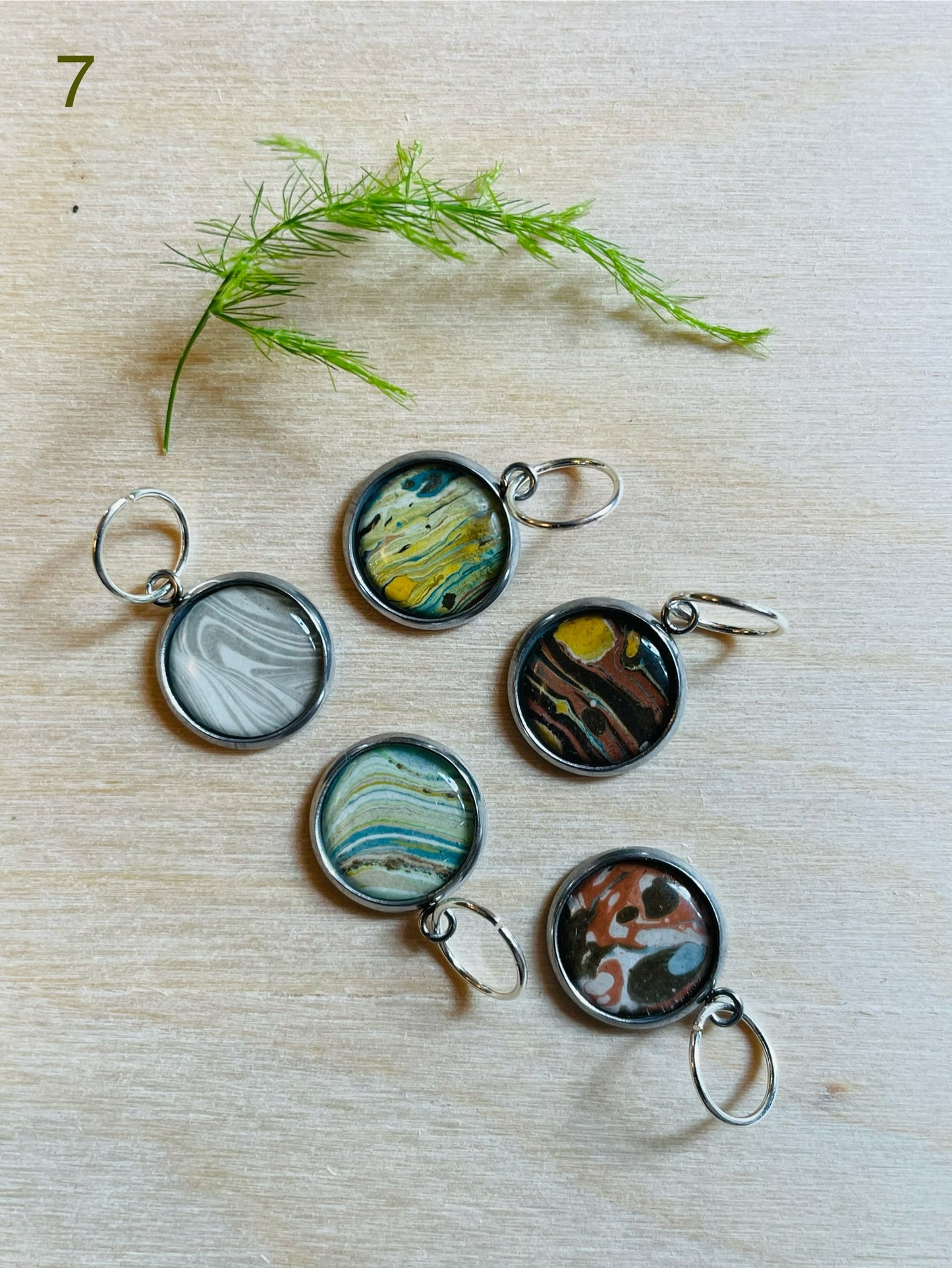 STITCH MARKERS | one sided | sets of five