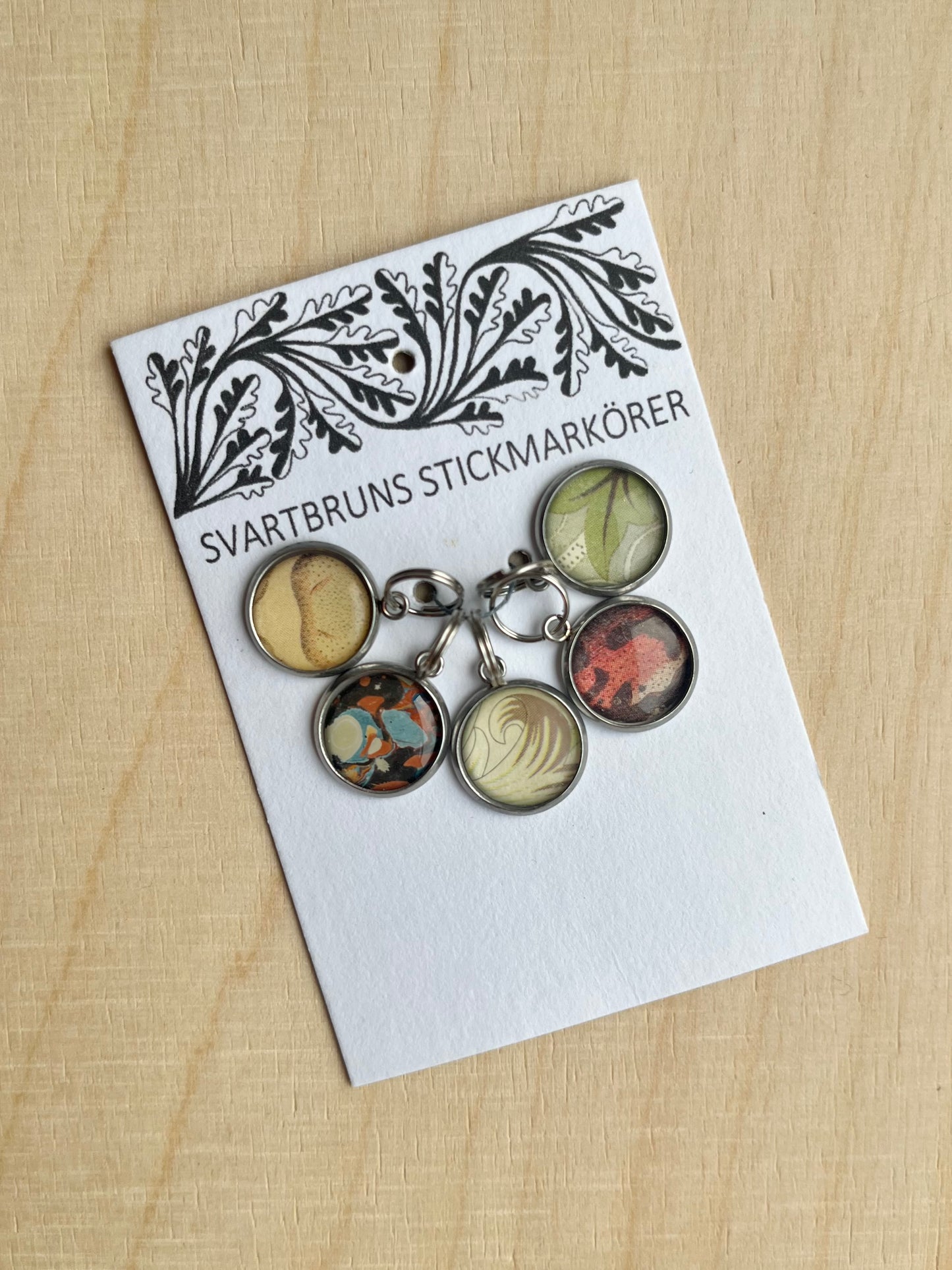 STITCH MARKERS | one sided | set of five