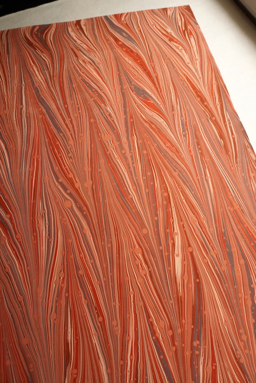 ORIGINAL MARBLED PAPERS | Svartbrun