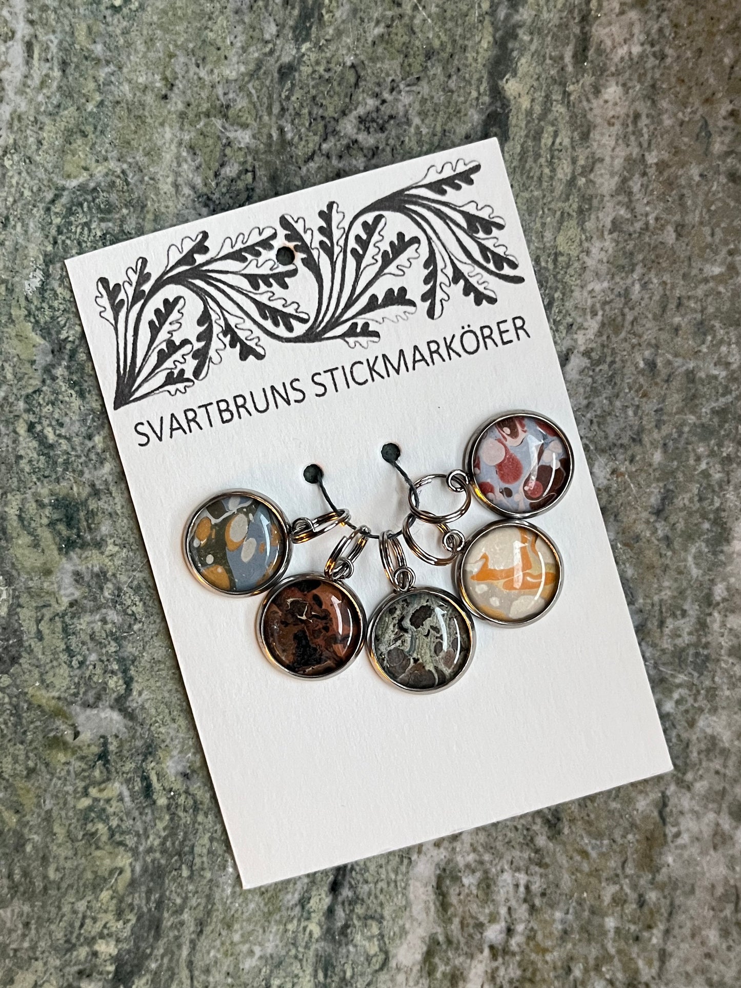 STITCH MARKERS | one sided | set of five