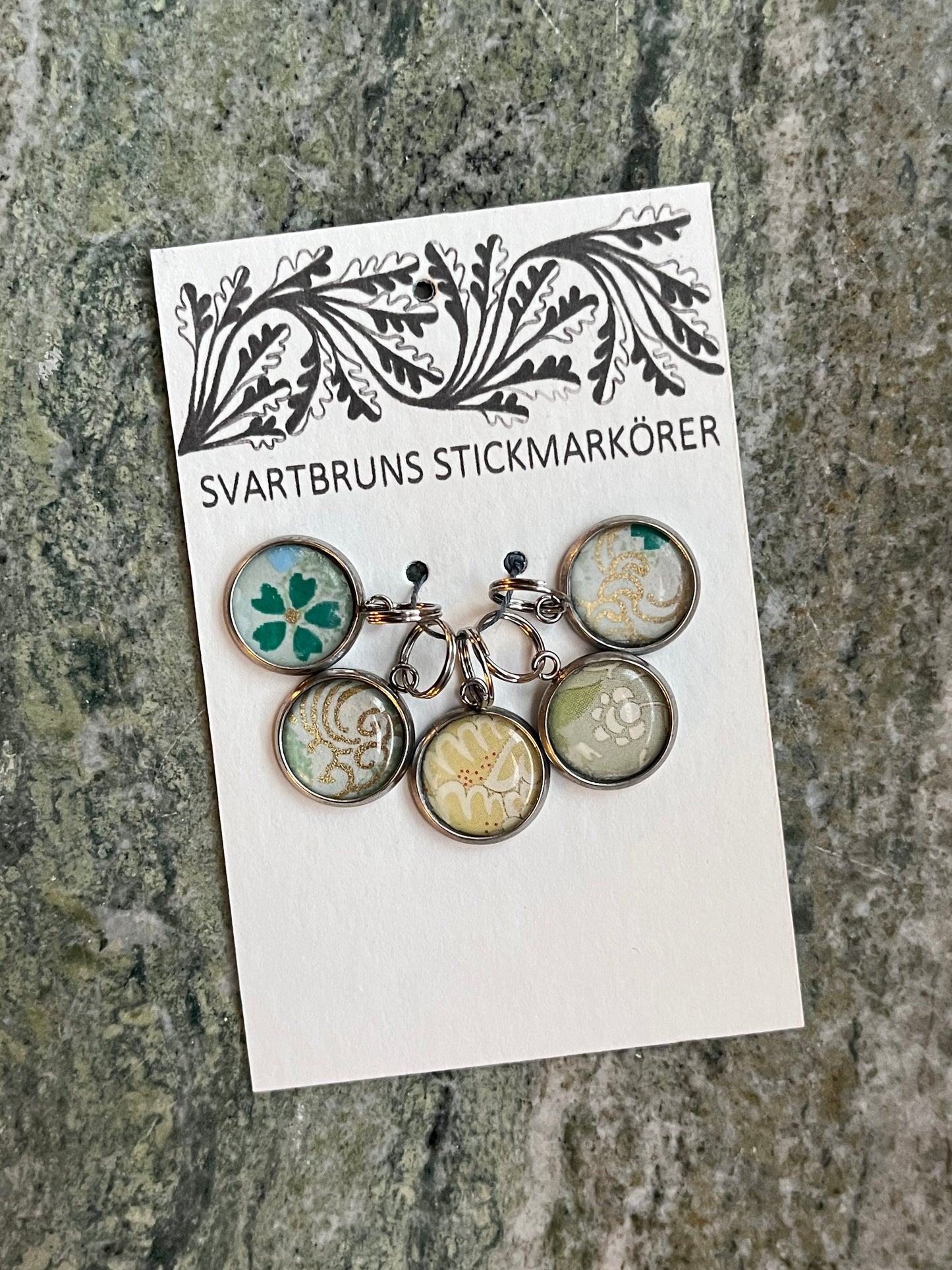 STITCH MARKERS | one sided | set of five