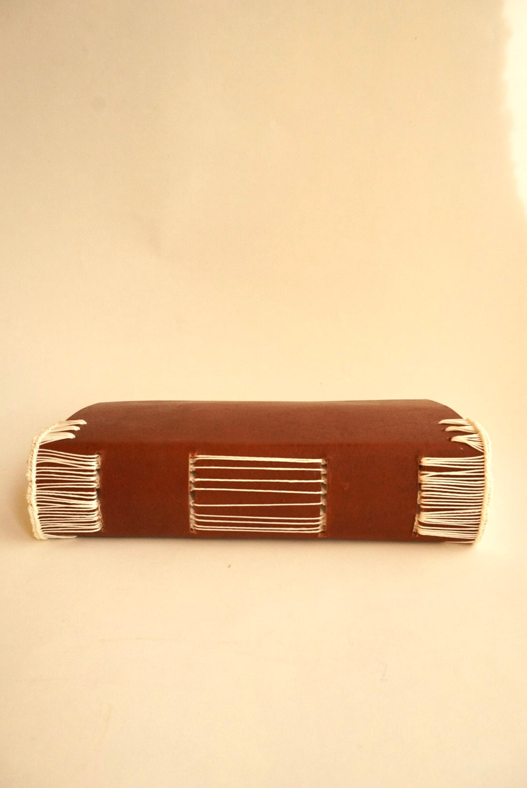 GREEK ENDBAND | soft leather blank sketchbook | A5