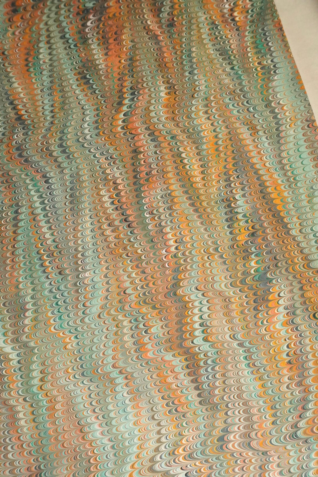 ORIGINAL MARBLED PAPERS | Svartbrun