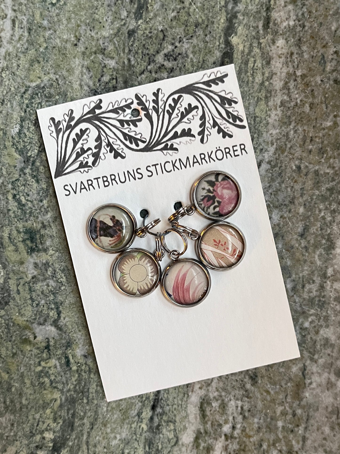 STITCH MARKERS | one sided | set of five