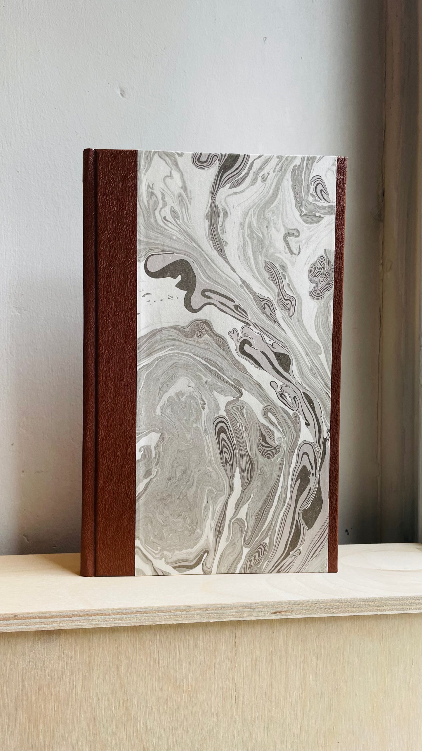 HAIKU | marbled blank notebooks | A5 narrow