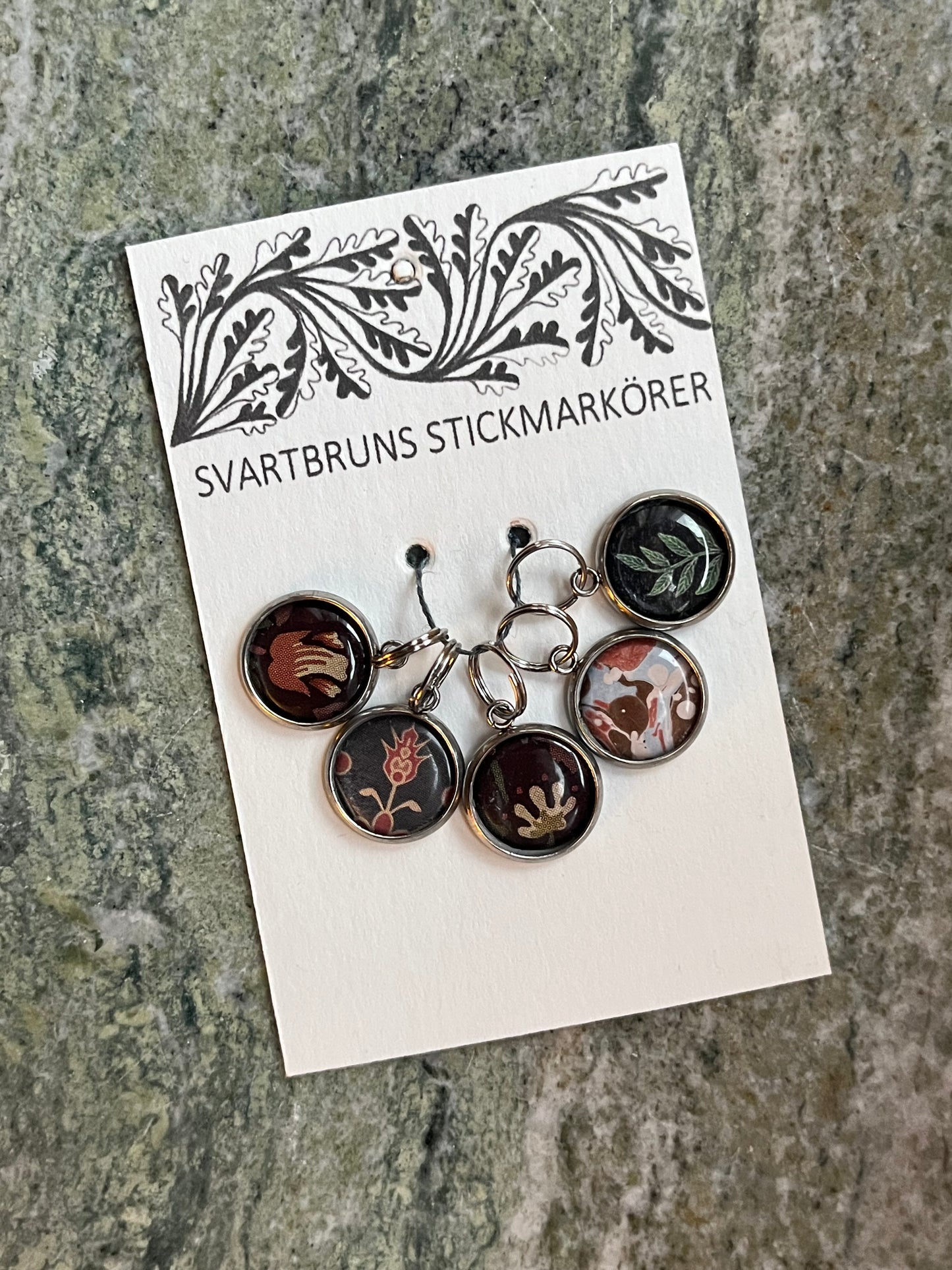 STITCH MARKERS | one sided | set of five