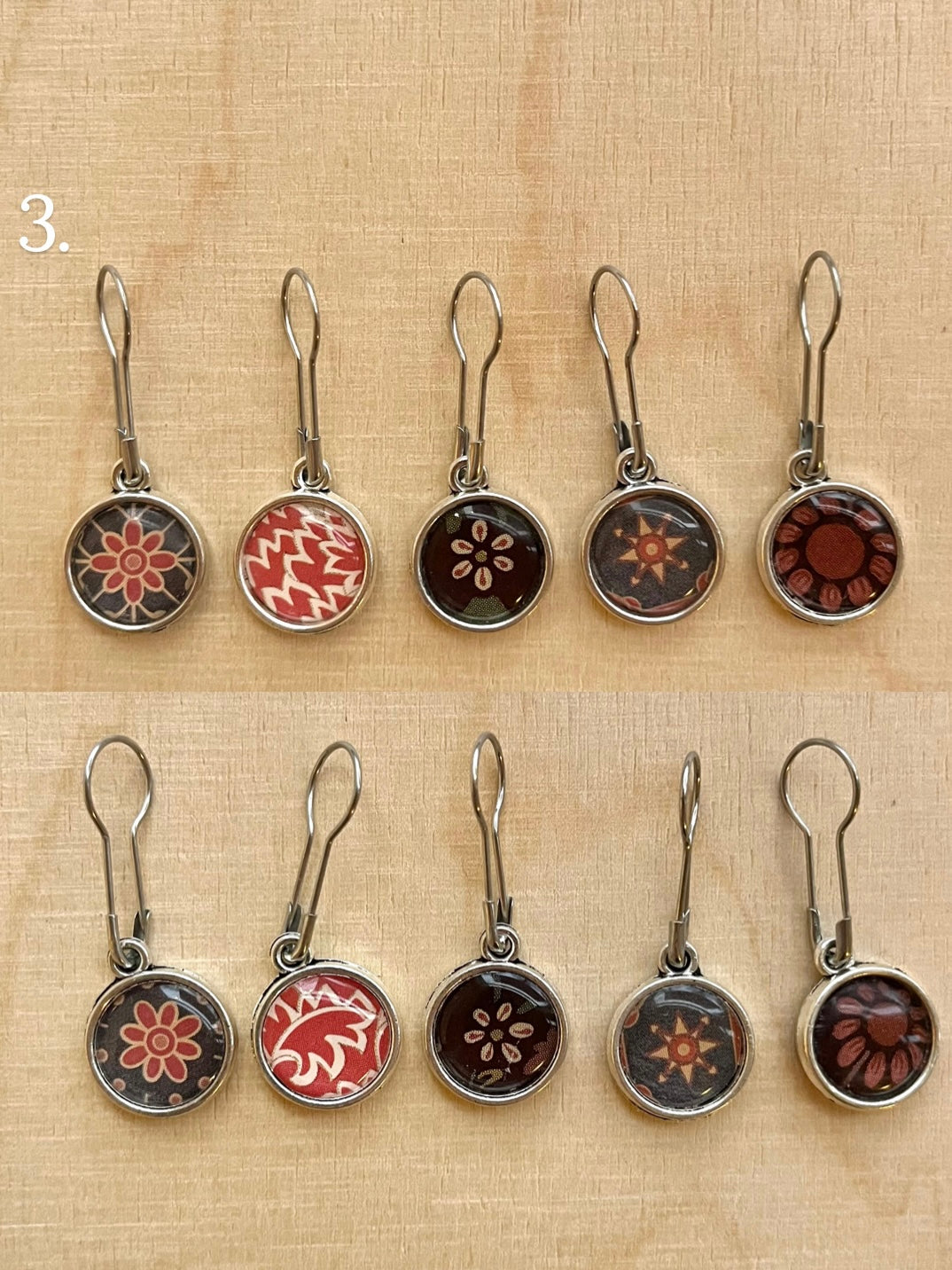 STITCH MARKERS | double sided | set of five