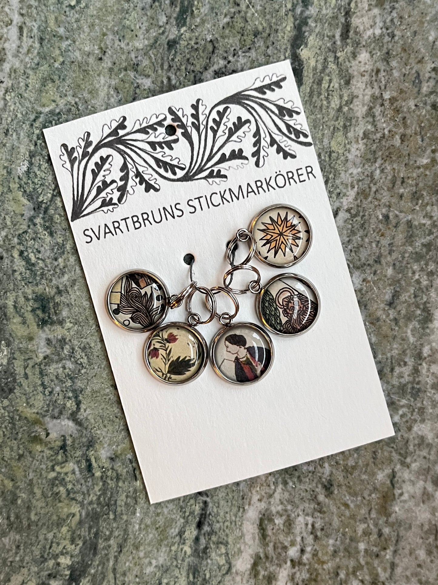 STITCH MARKERS | one sided | set of five