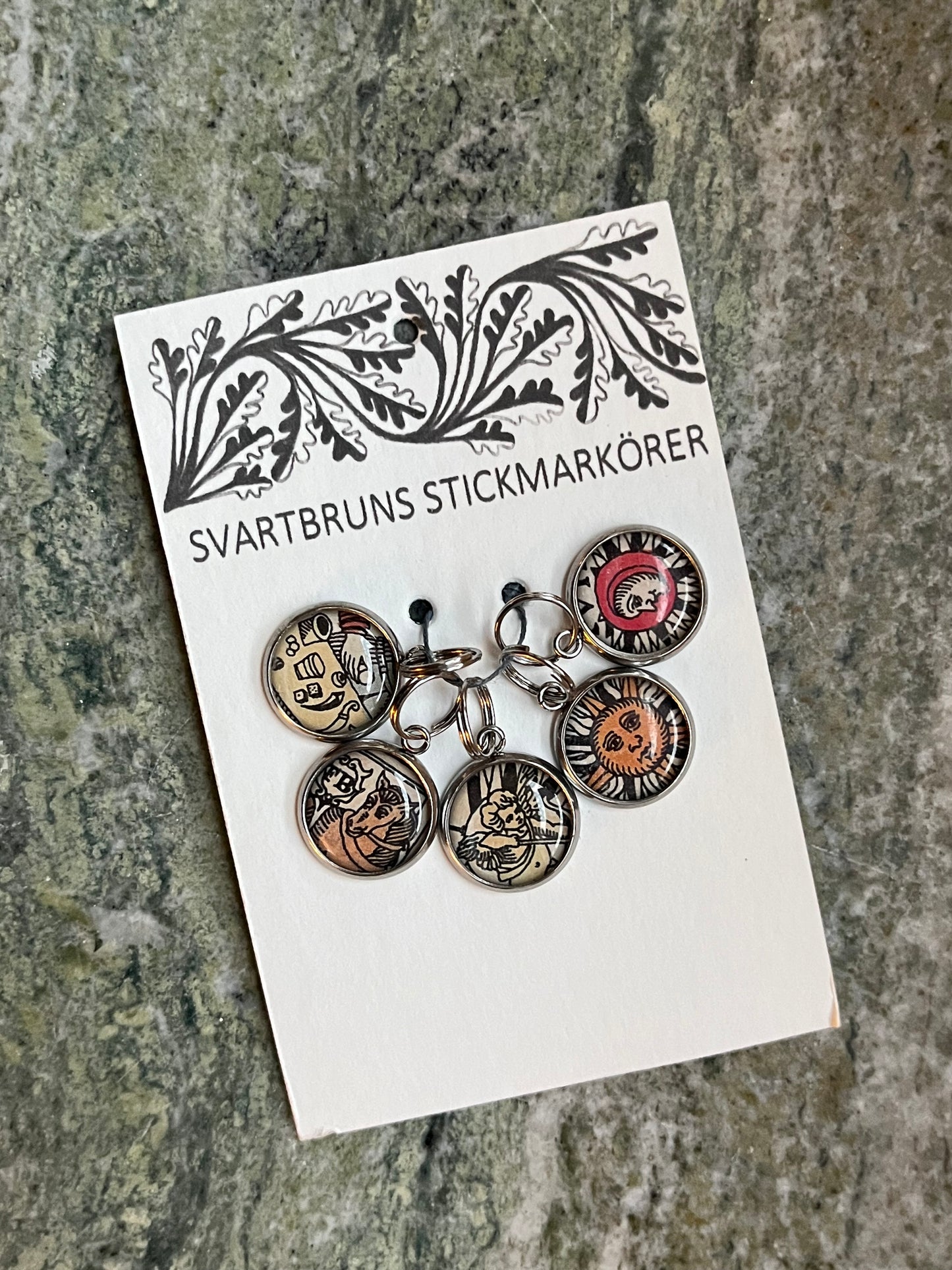STITCH MARKERS | one sided | set of five