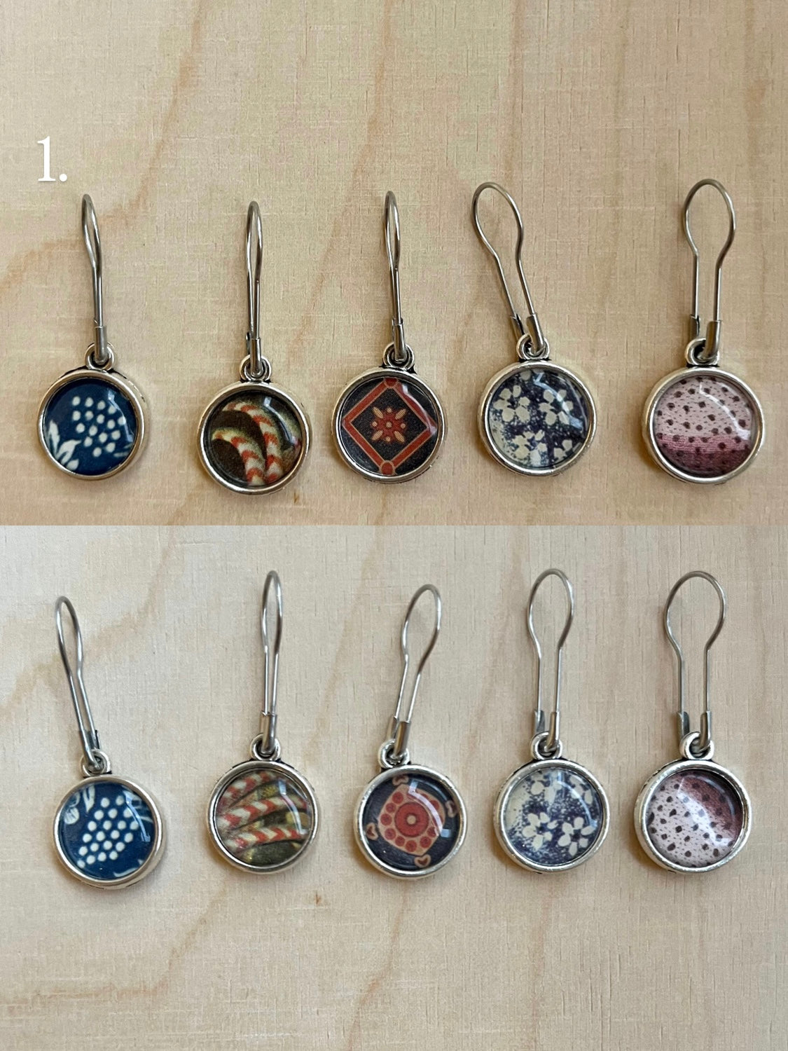 STITCH MARKERS | double sided | set of five