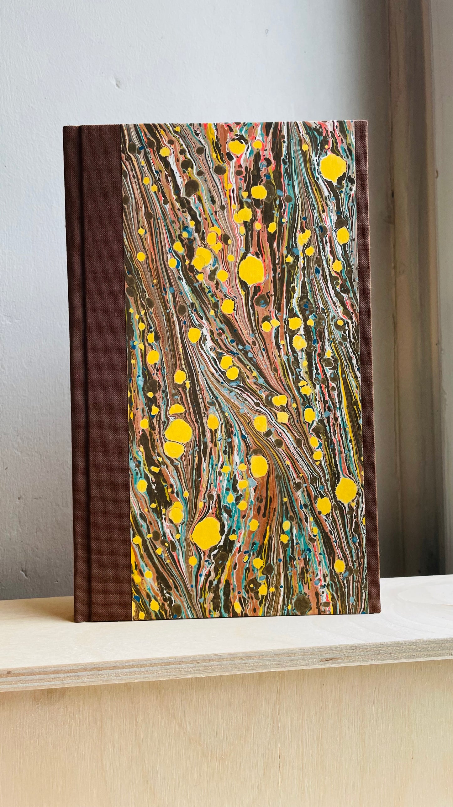 HAIKU | marbled blank notebooks | A5 narrow