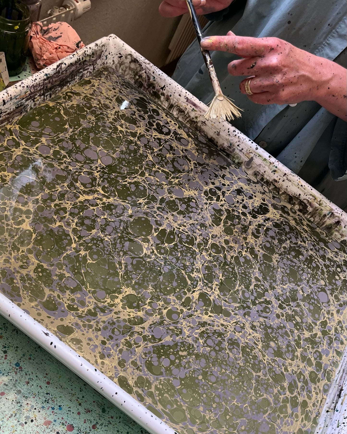 MARMORERING | nybörjare mönster | 9 maj