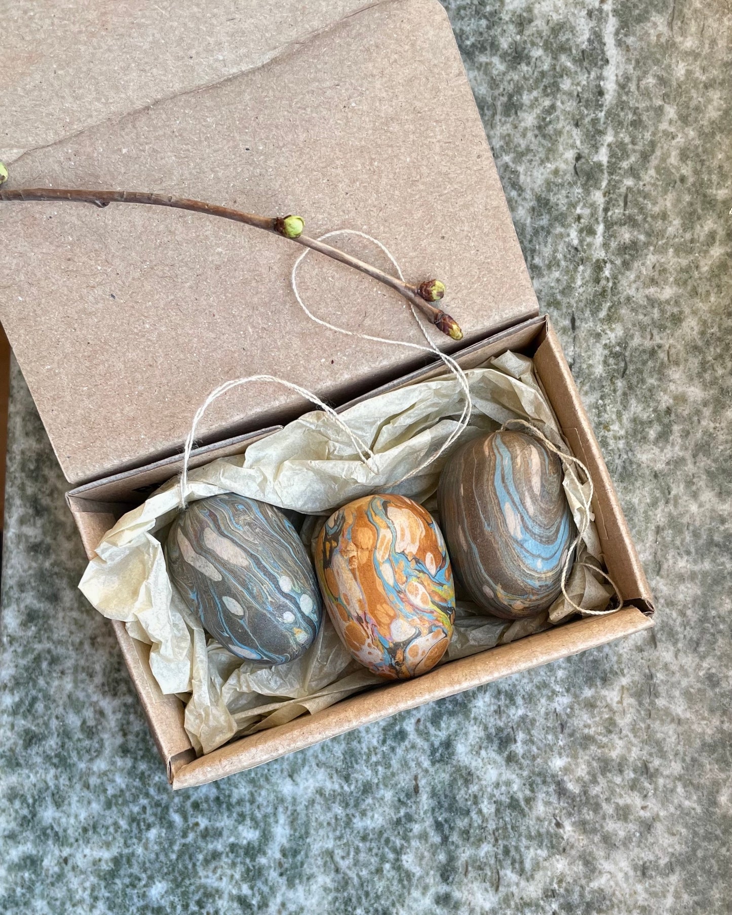 MARMORERING | marmorera träägg till påsk | 7 mars