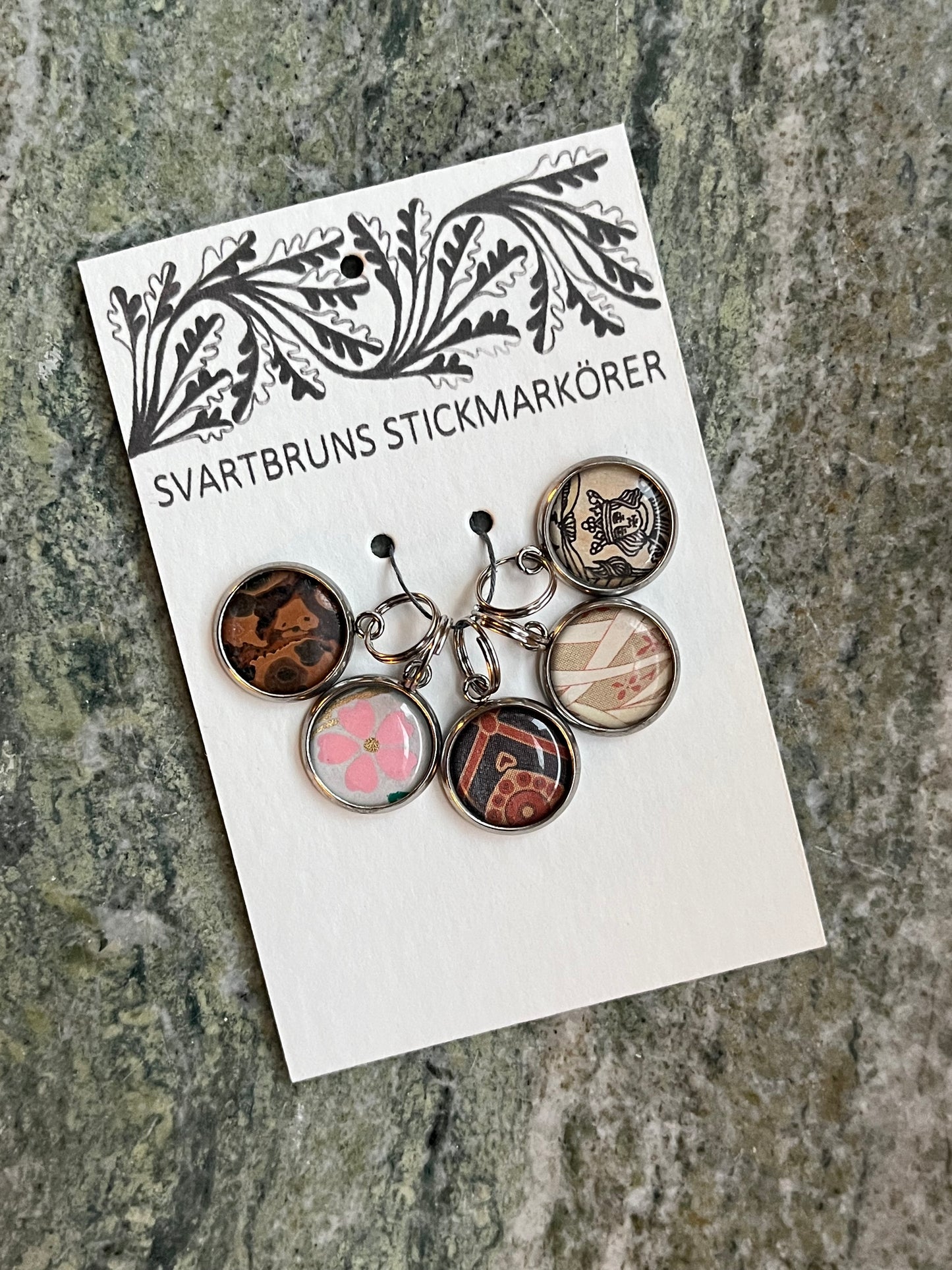 STITCH MARKERS | one sided | set of five