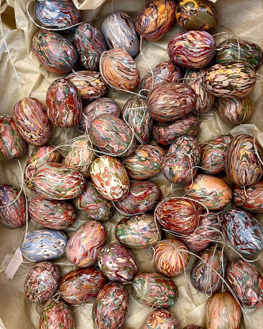 MARMORERING | marmorera träägg till påsk | 7 mars