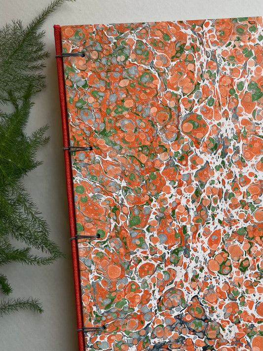 SECRET BELGIAN BOOK | marbled blank notebook | A5