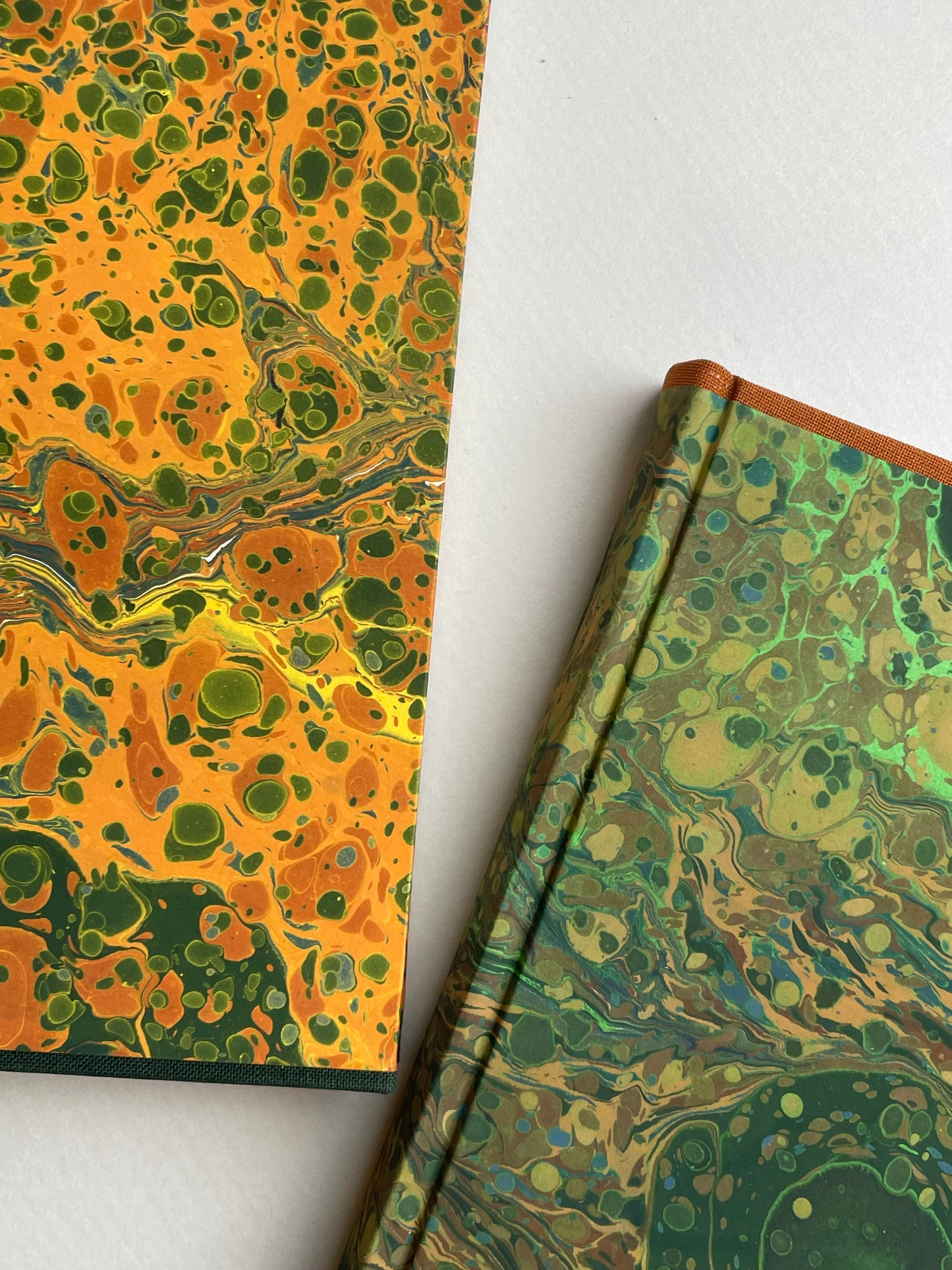 FAUX RUBOW | marbled blank notebook | A6