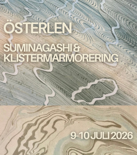 SUMINAGASHI & KLISTERMARMORERING | Österlen | 9-10 juli