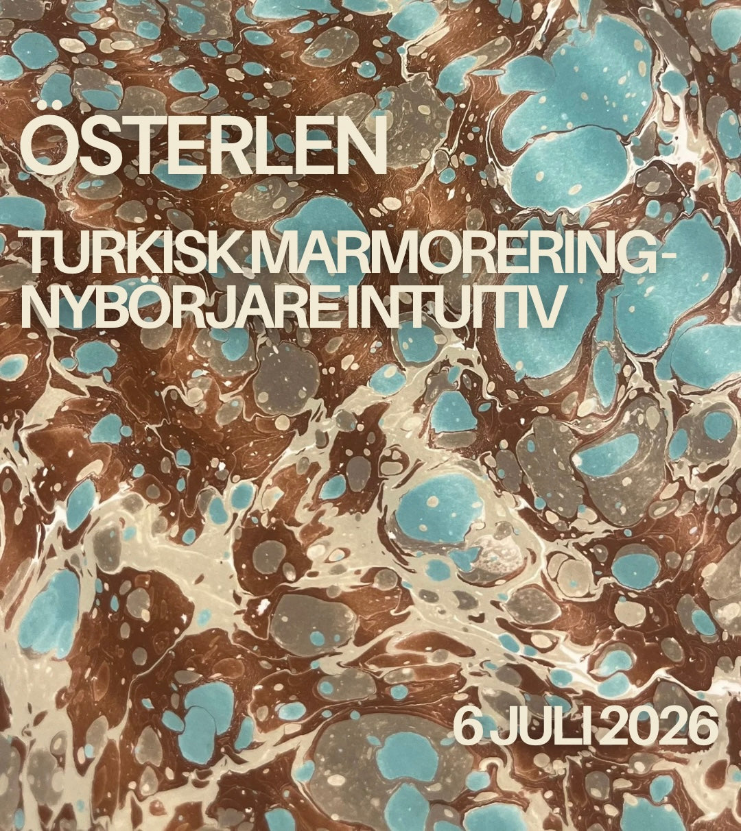 MARMORERING | intuitiv nybörjare | Österlen | 6 juli