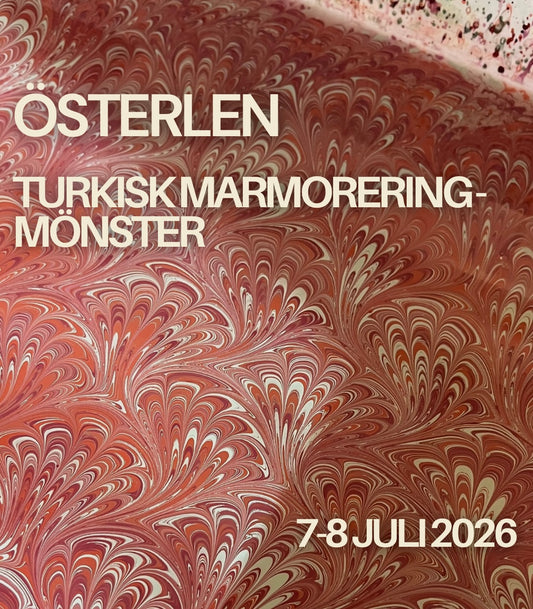 MARMORERING | mönster | Österlen | 7-8 juli